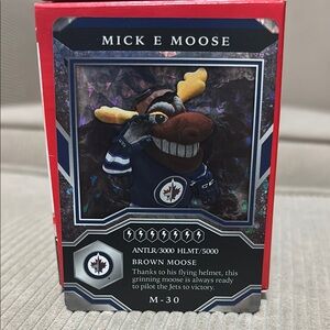 Mick E Moose Collectible Card
